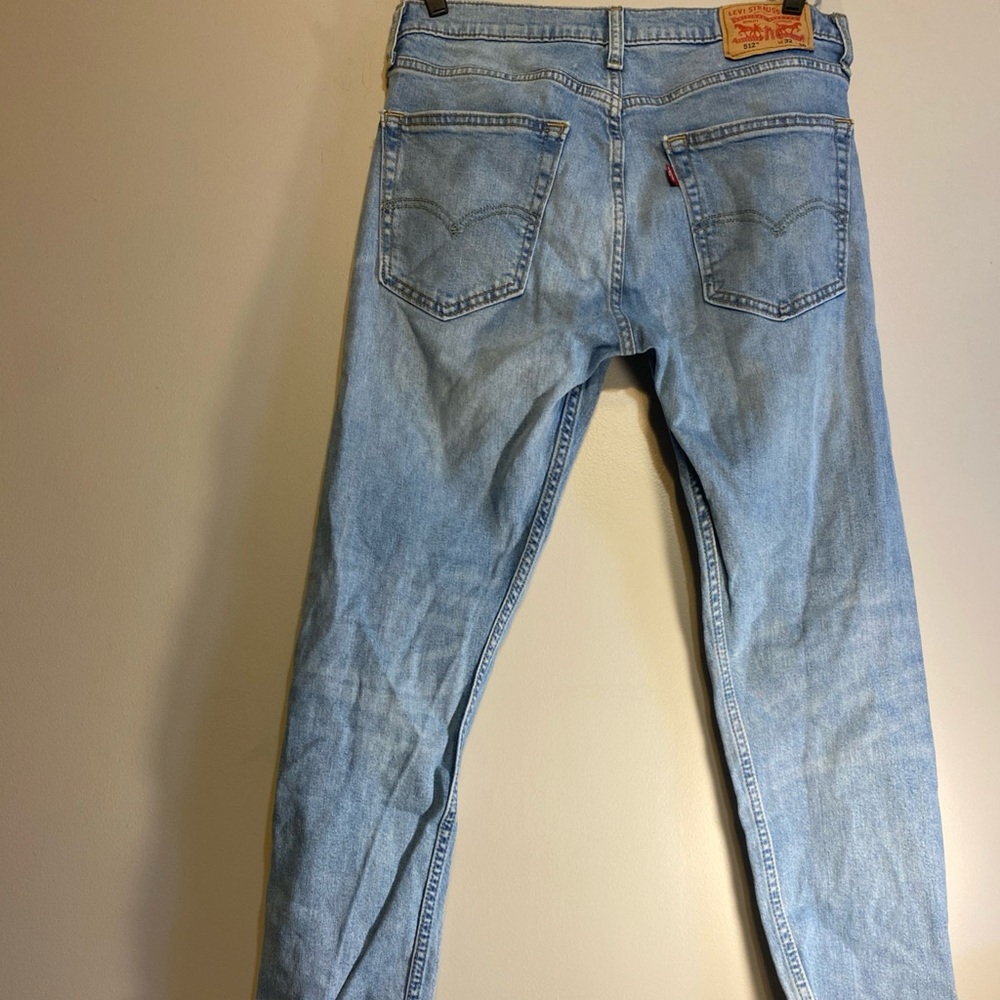 Levi's Men's‎ 512 Slim Fit Tapered Leg Full Jeans Heavyweight Tag 32/30 Blue